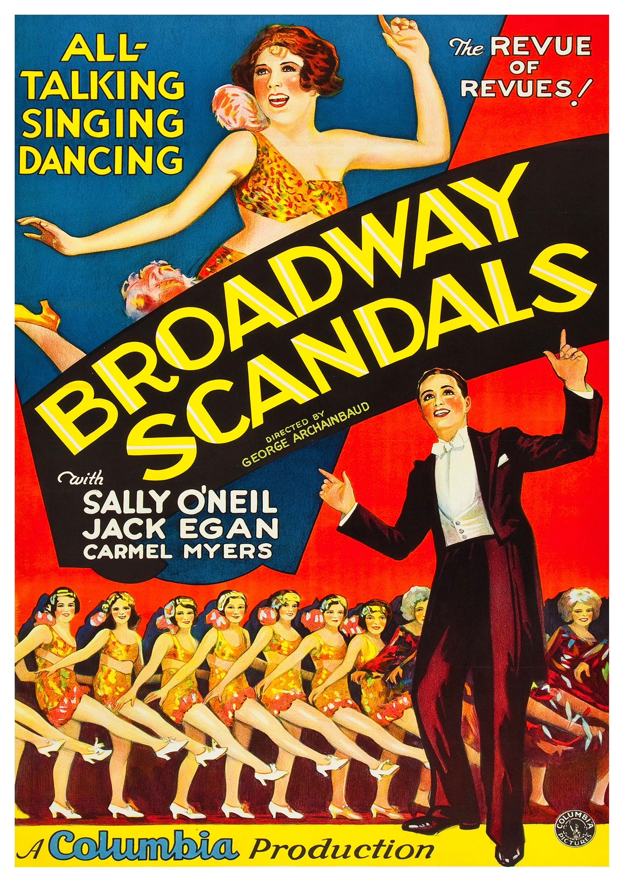 Reproduction Vintage Musical "Broadway Scandals", Poster, Home Wall Art, Various Sizes Available