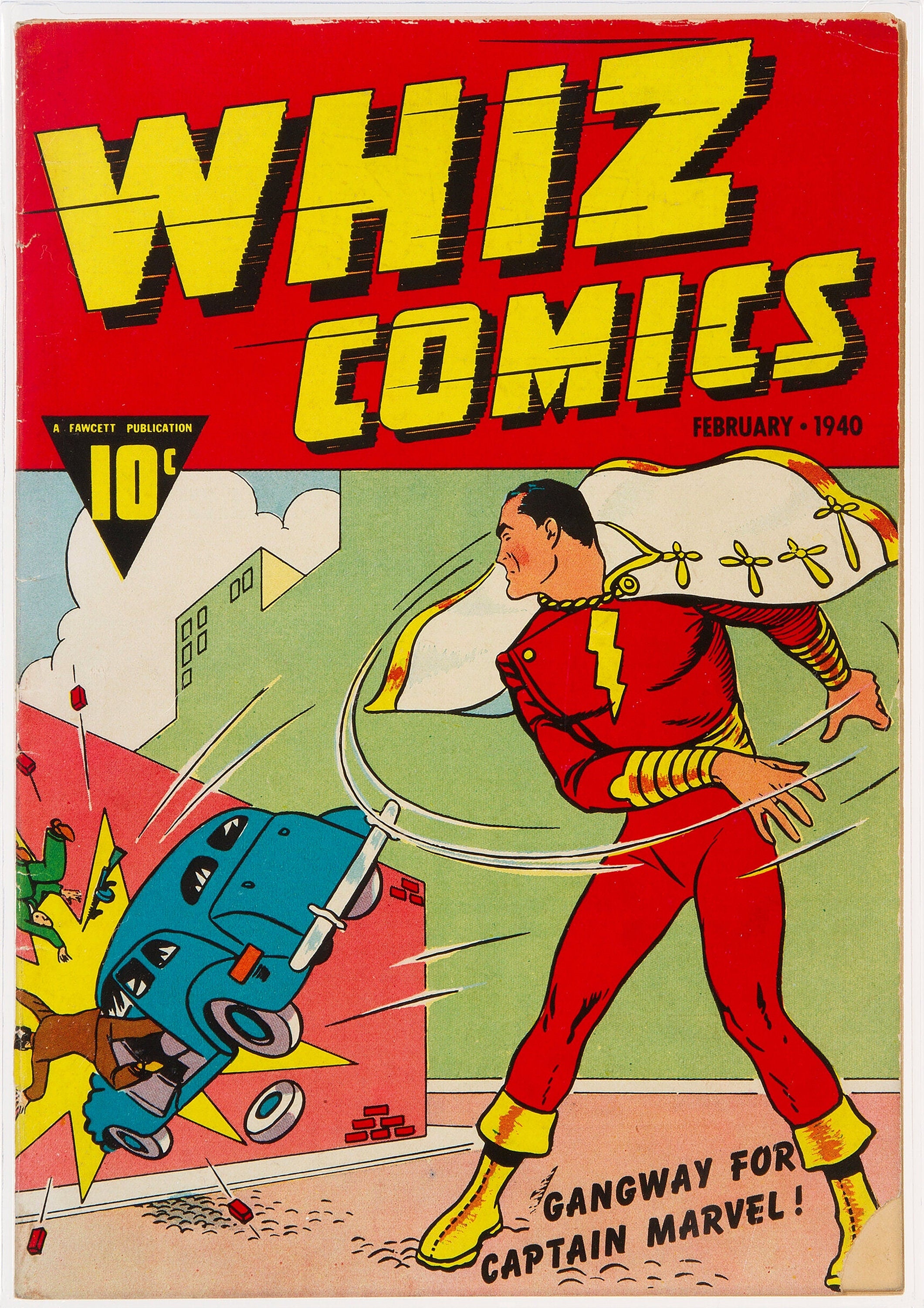 Reproduction Vintage "Whiz Comics" Comic Poster, Home Wall Art, Various Sizes Available