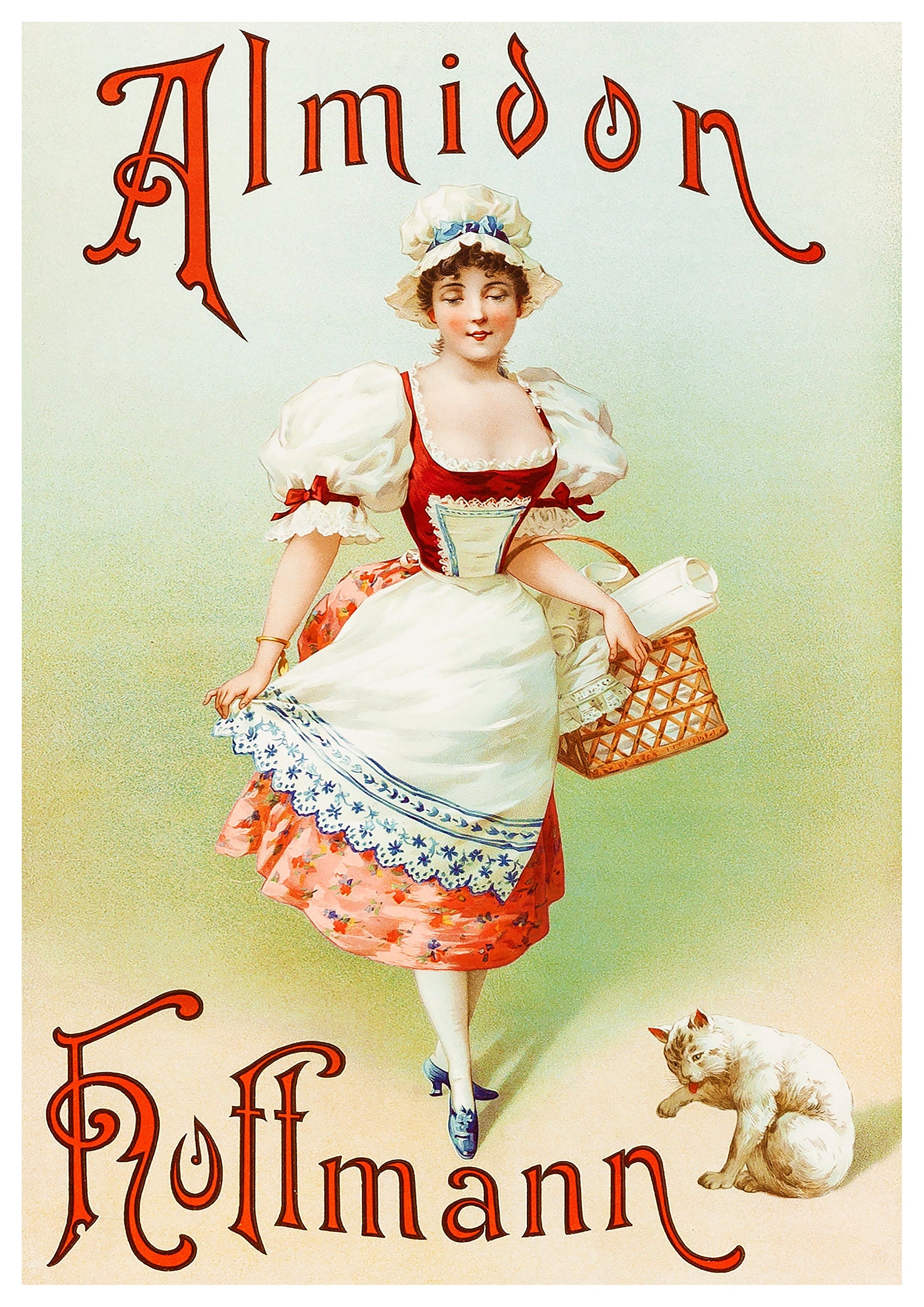 Reproduction Vintage "Hoffman Starch" Advertising Poster, Home Wall Art, Various Sizes Available