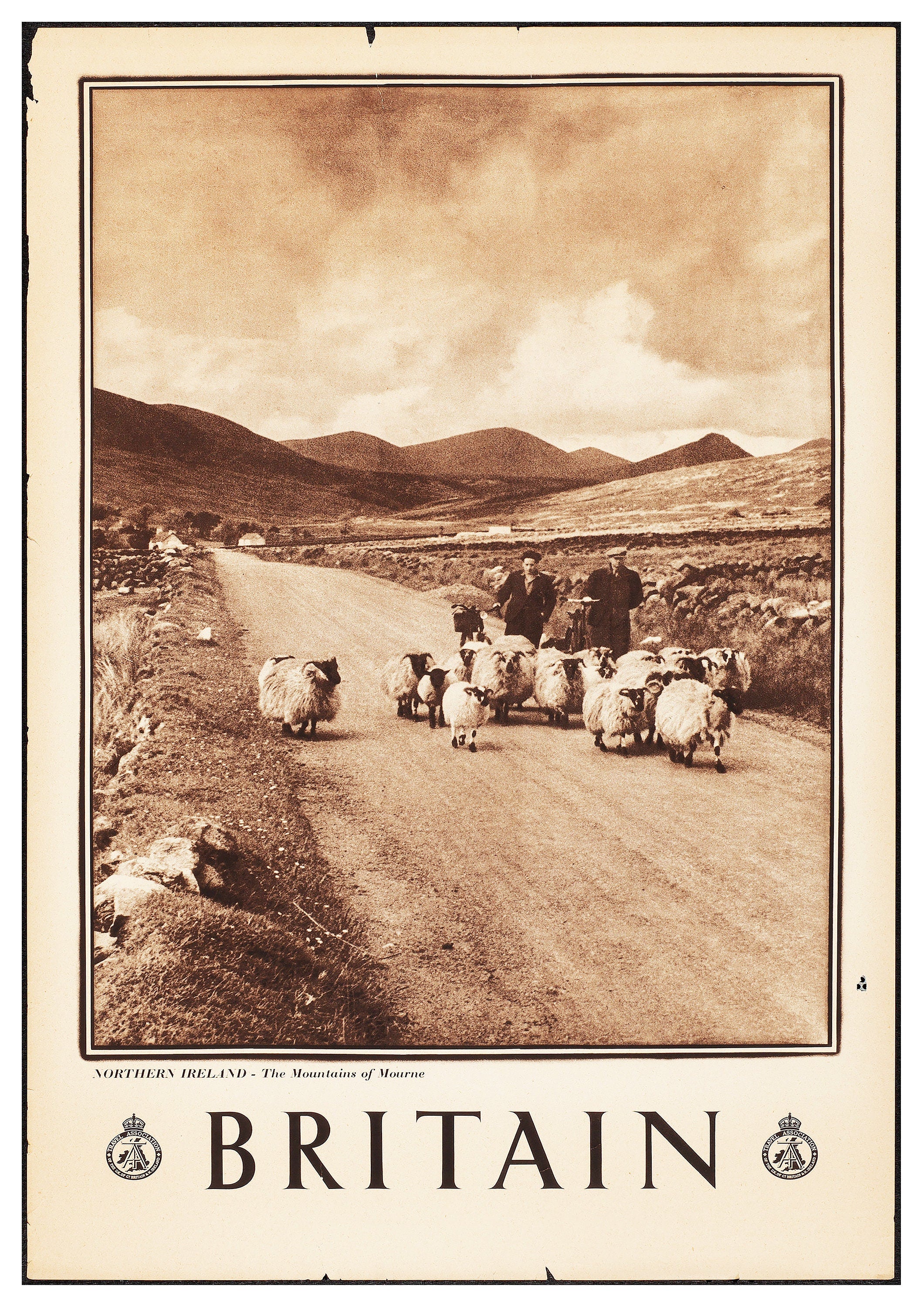 Reproduction Vintage Travel "Northern Ireland", Poster, Home Wall Art, Various Sizes Available