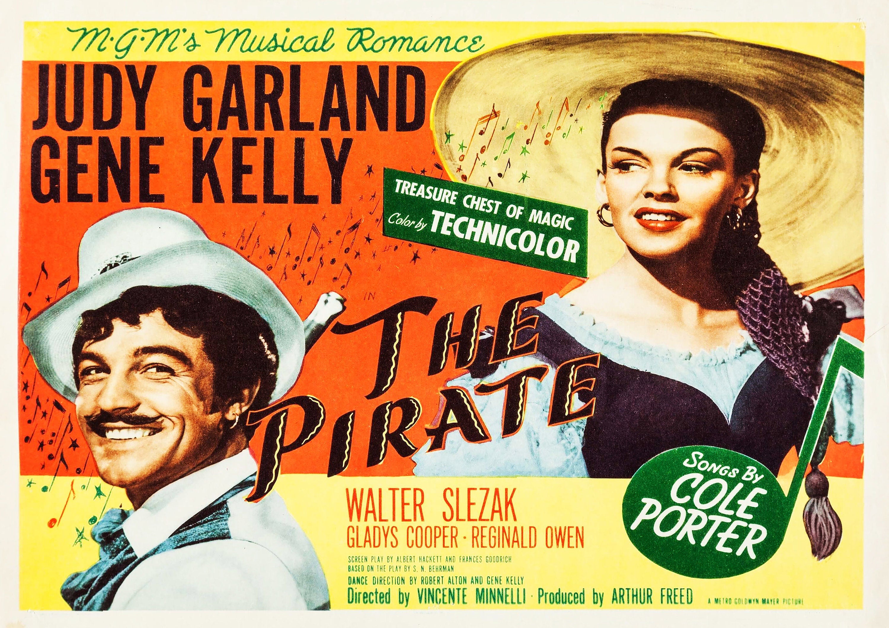 Reproduction Vintage Musical "The Pirate", Poster, Home Wall Art, Various Sizes Available
