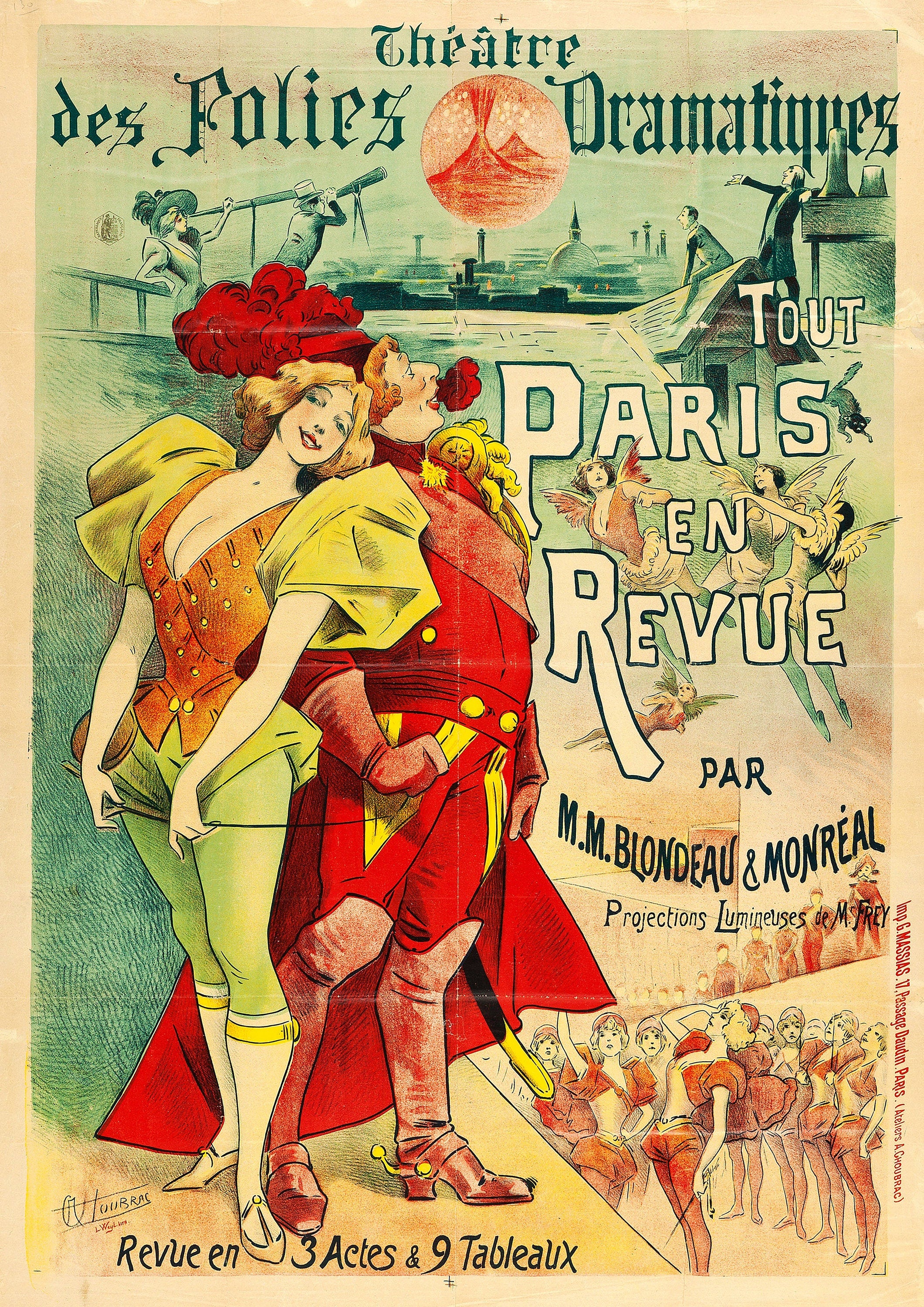 Reproduction Vintage French 