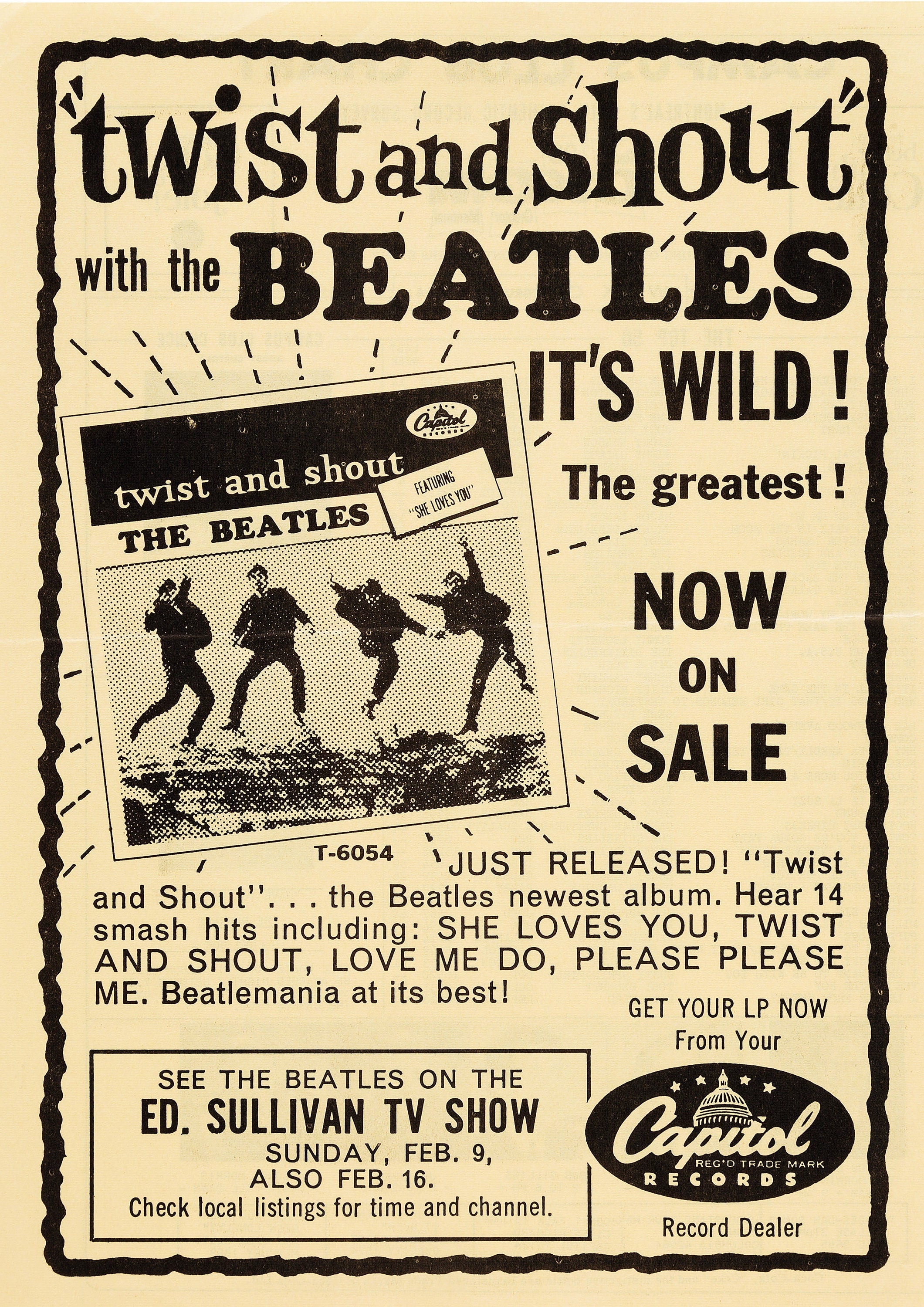 Reproduction Vintage The Beatles 