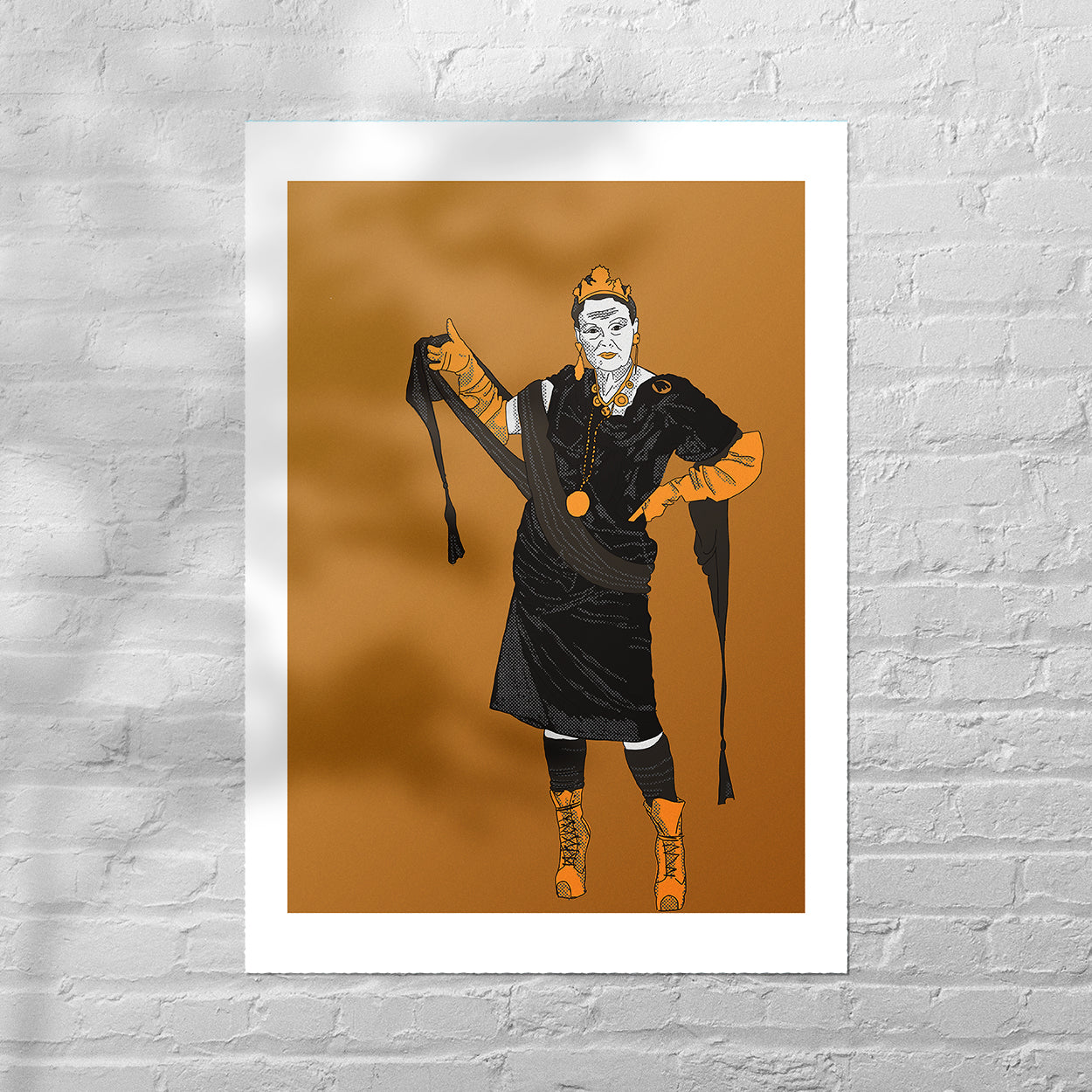 Original Art by Melanie Chambers "Vivienne Westwood" Size: A2 (420 x 594mm)