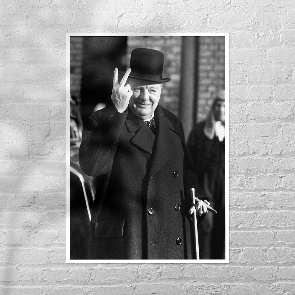 Reproduction "Winston Churchill" Poster, Home Wall Art, Various Sizes Available